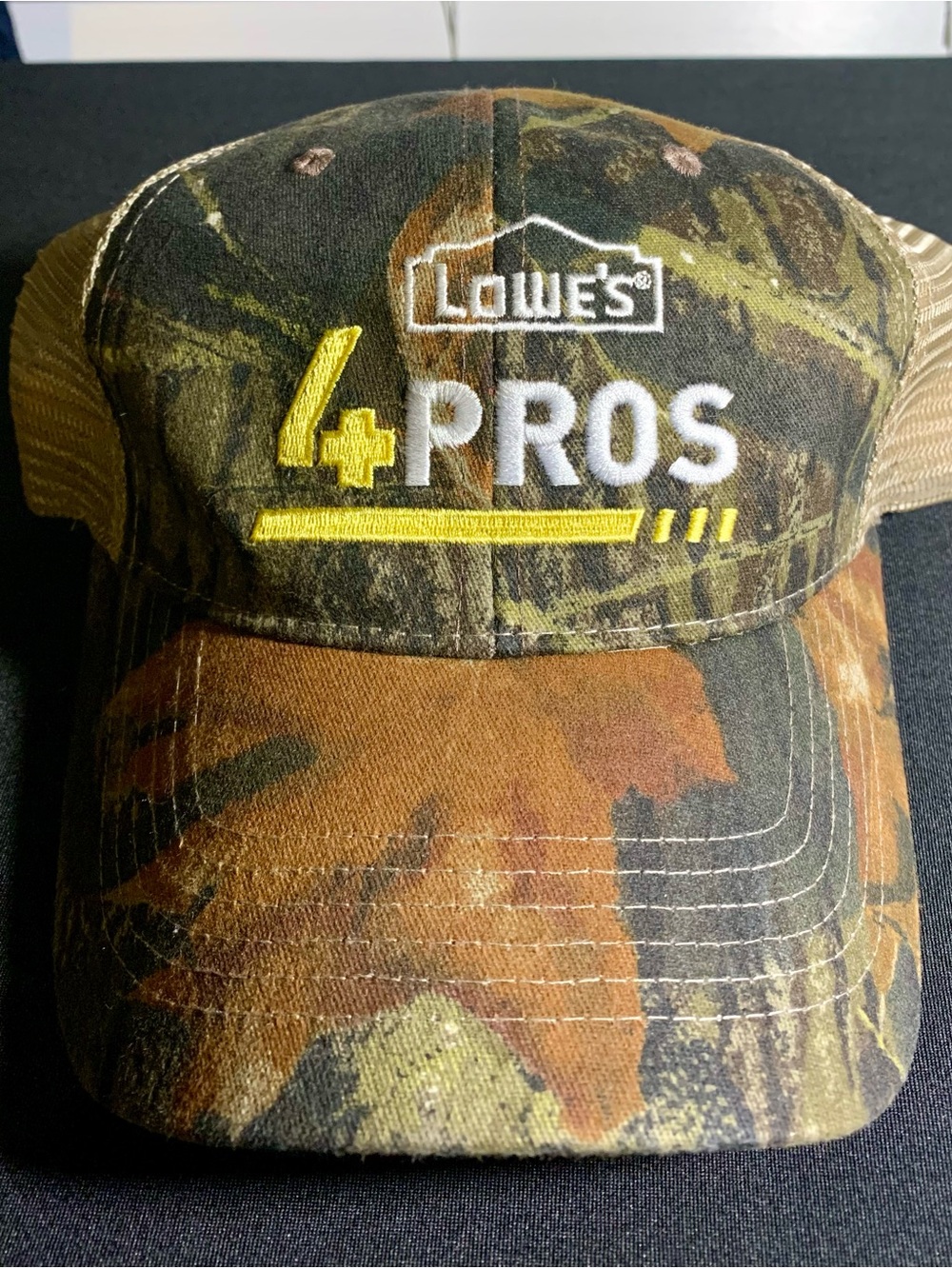 4Pros Camouflage Mesh Back Cap - Green & Brown